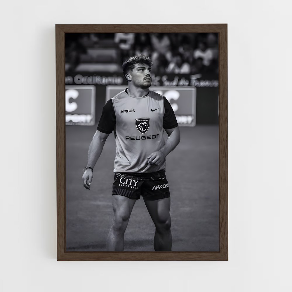 Poster Antoine en Action – affiche Rugby (vue 5)